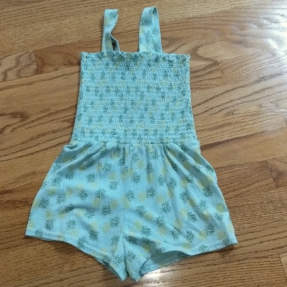 Harper Canyon Other - Harper Canyon Smocked Pineapple Romper